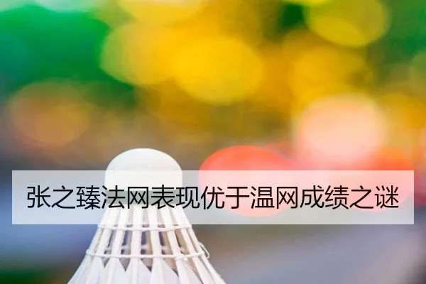 张之臻法网表现优于温网成绩之谜
